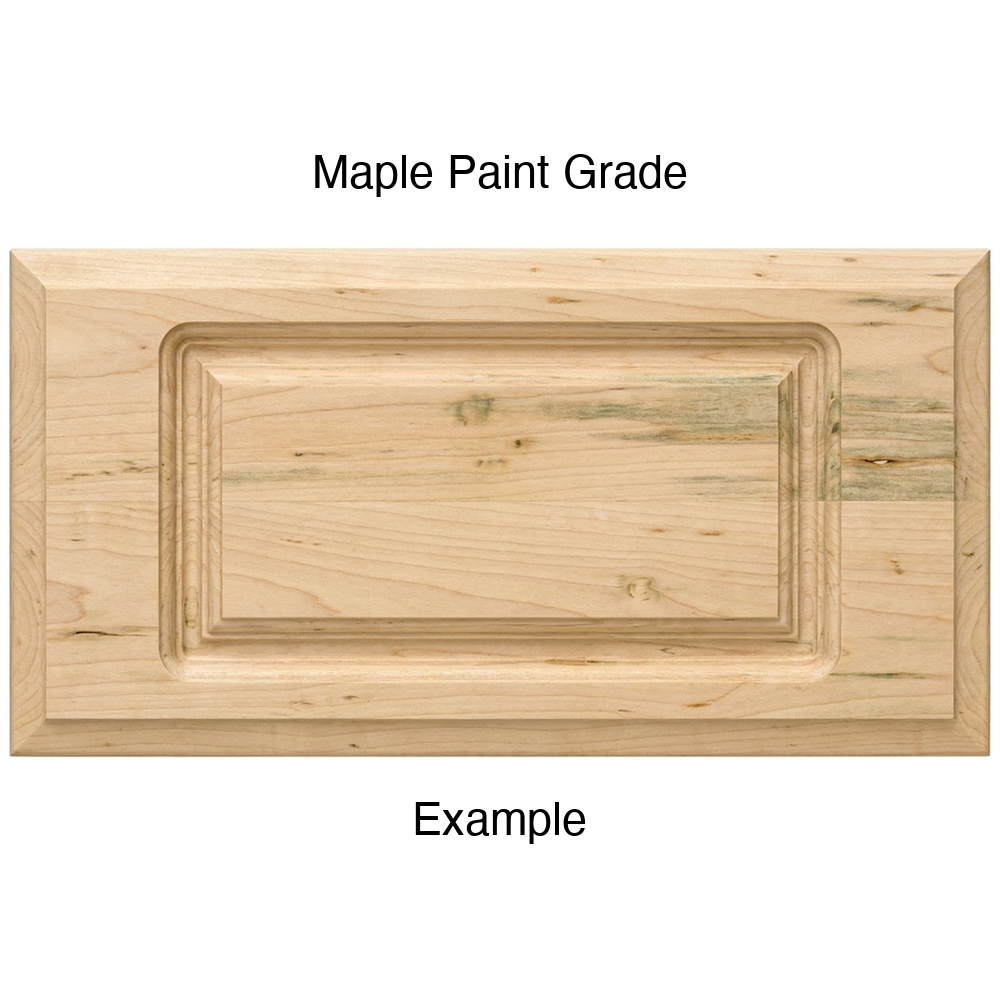 Revere Drawer Front, Routed, in Maple Paint Grade