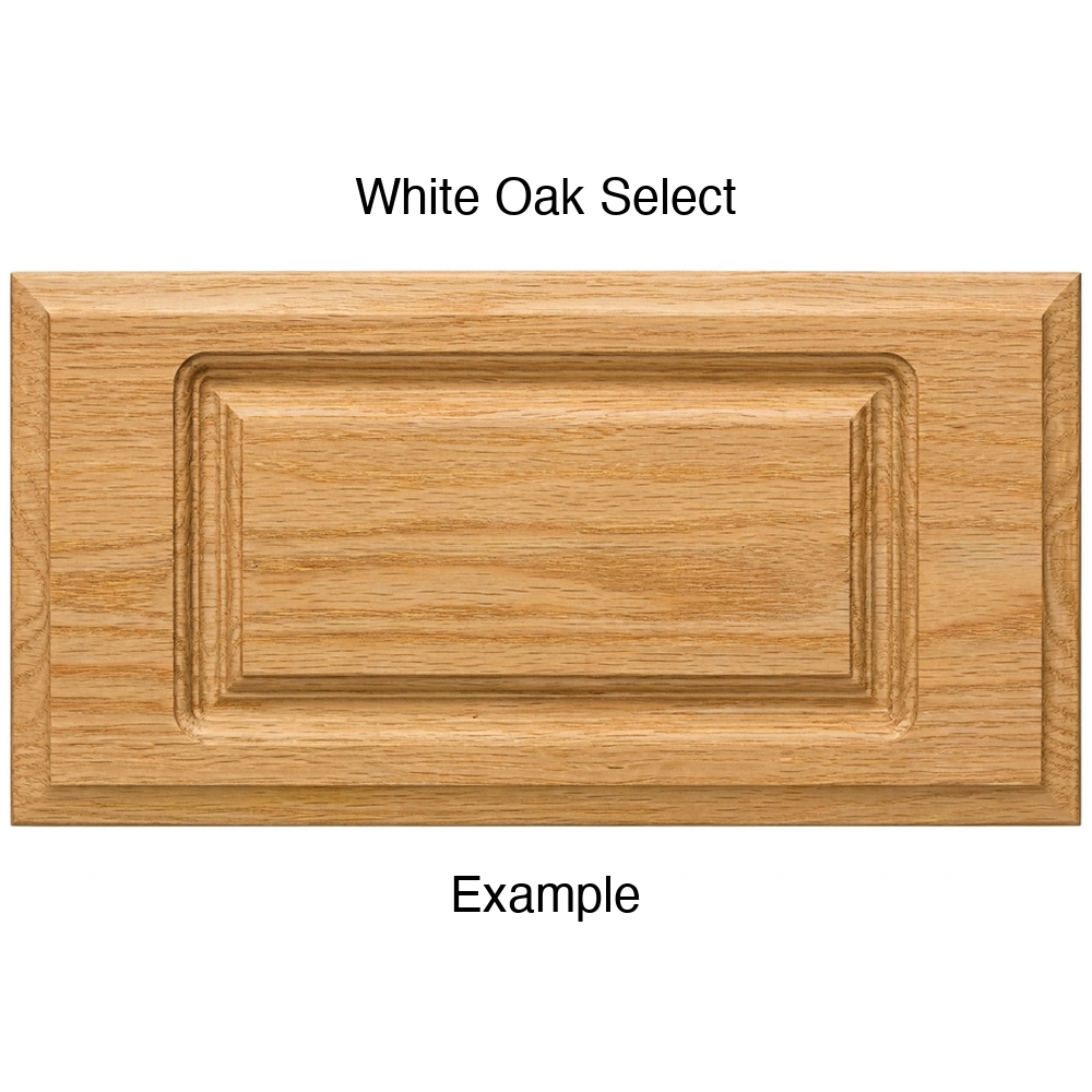 Revere Drawer Front, Routed, in White Oak Select