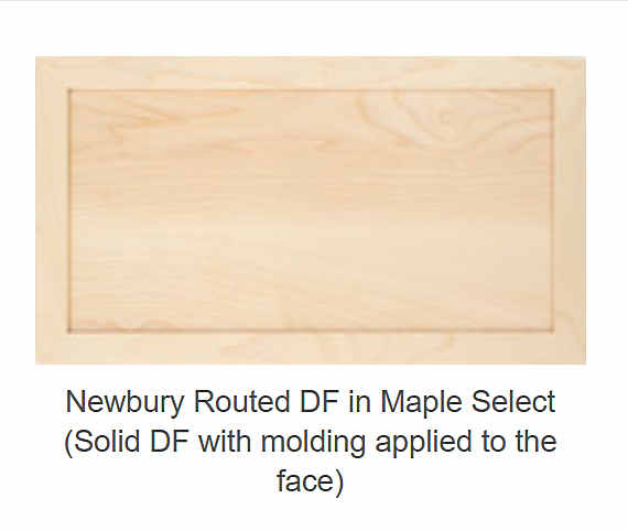 Newbury Drawer Front, Routed