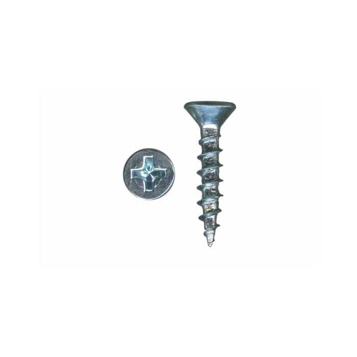 Phillips flat head zinc plated screws