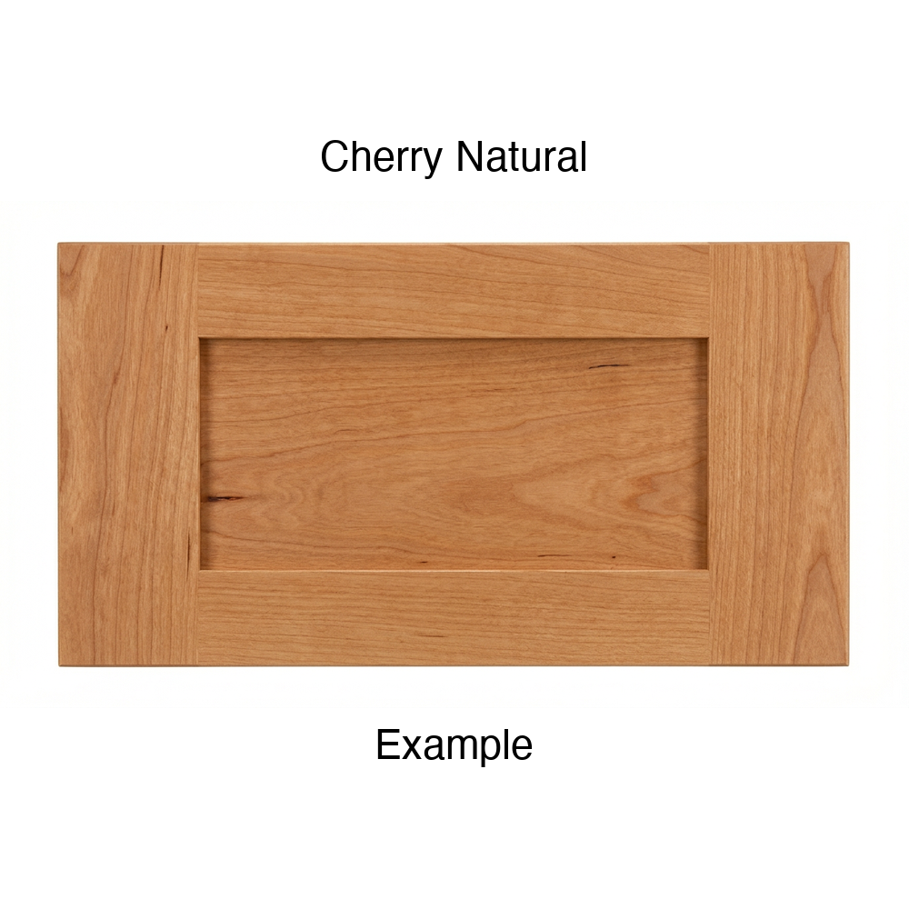 Shaker Drawer Front, 5-Piece, in Cherry Natural
