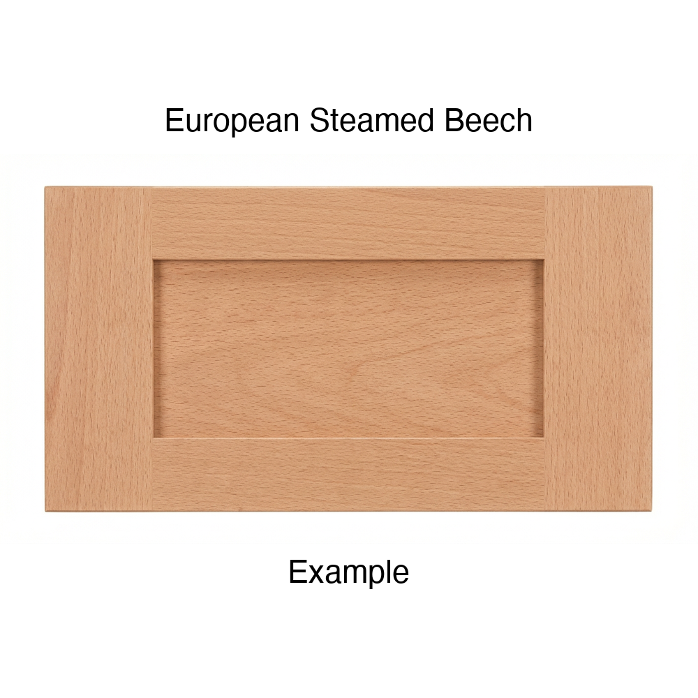 Shaker Drawer Front, 5-Piece, in European Steamed Beech