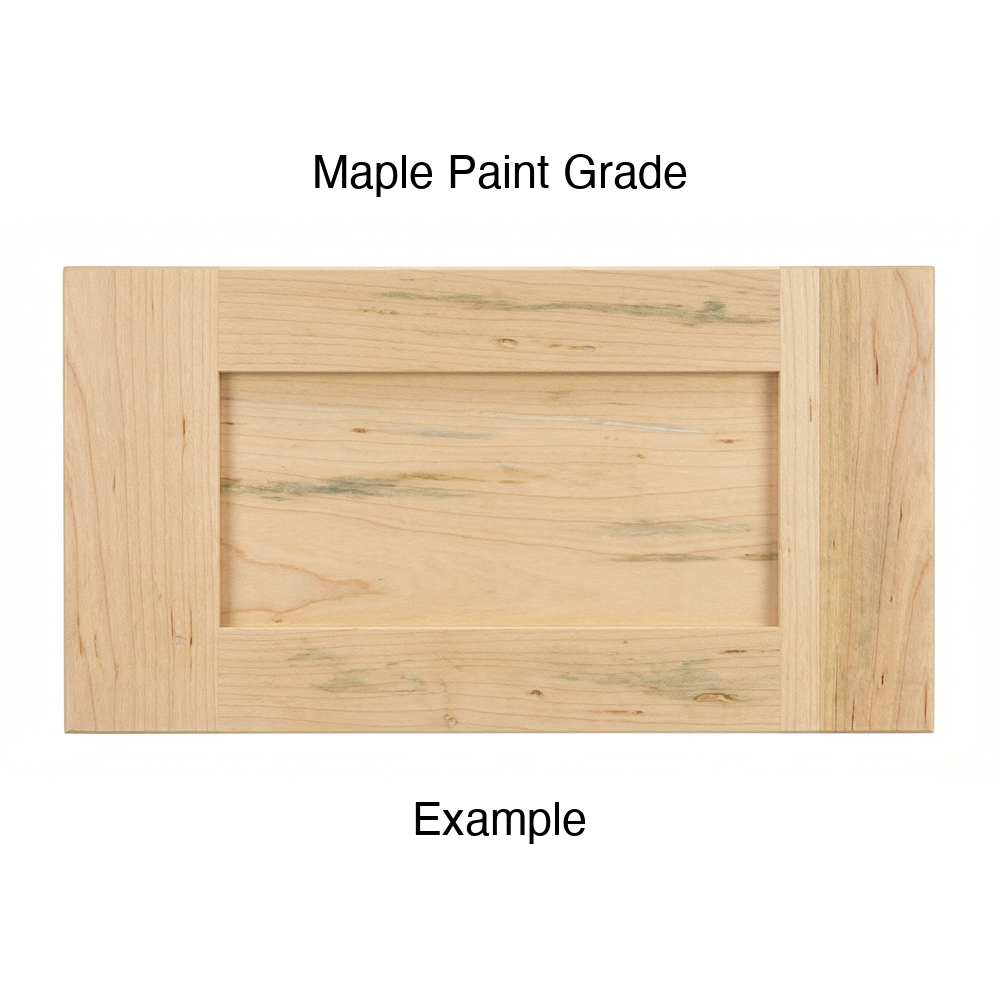 Shaker Drawer Front, 5-Piece, in Maple Paint Grade