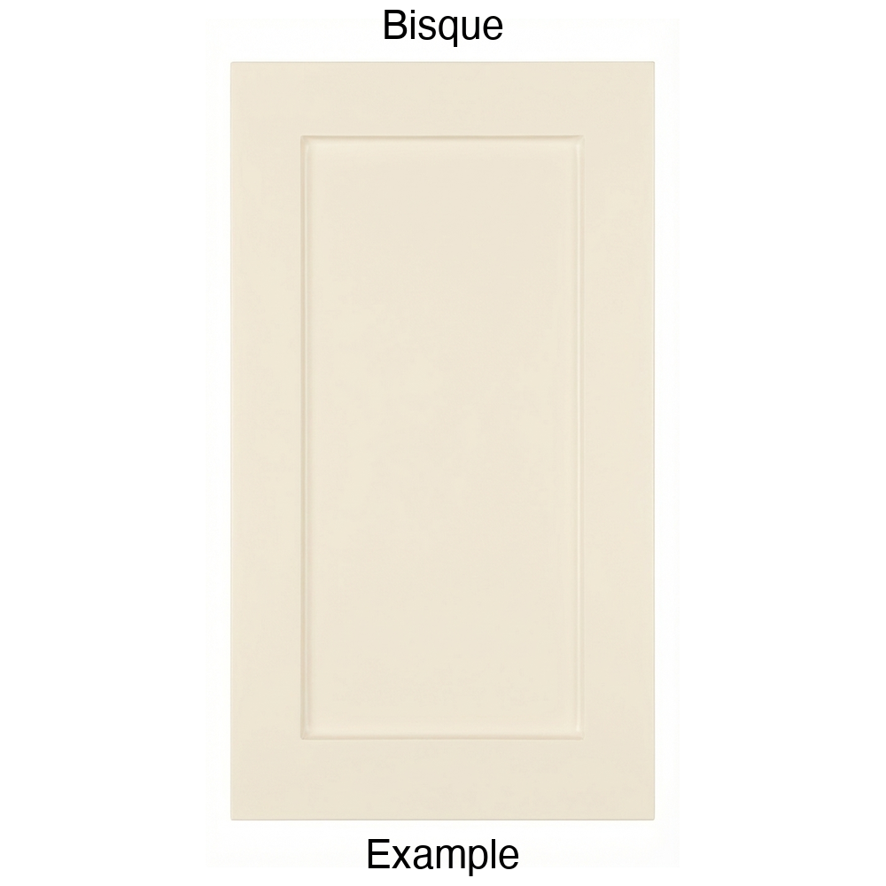 DRS131 Recessed Panel Thermofoil Cabinet Door (Shaker Style) in Bisque