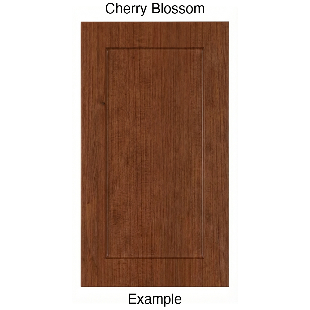 DRS131 Recessed Panel Thermofoil Cabinet Door (Shaker Style) in Cherry Blossom