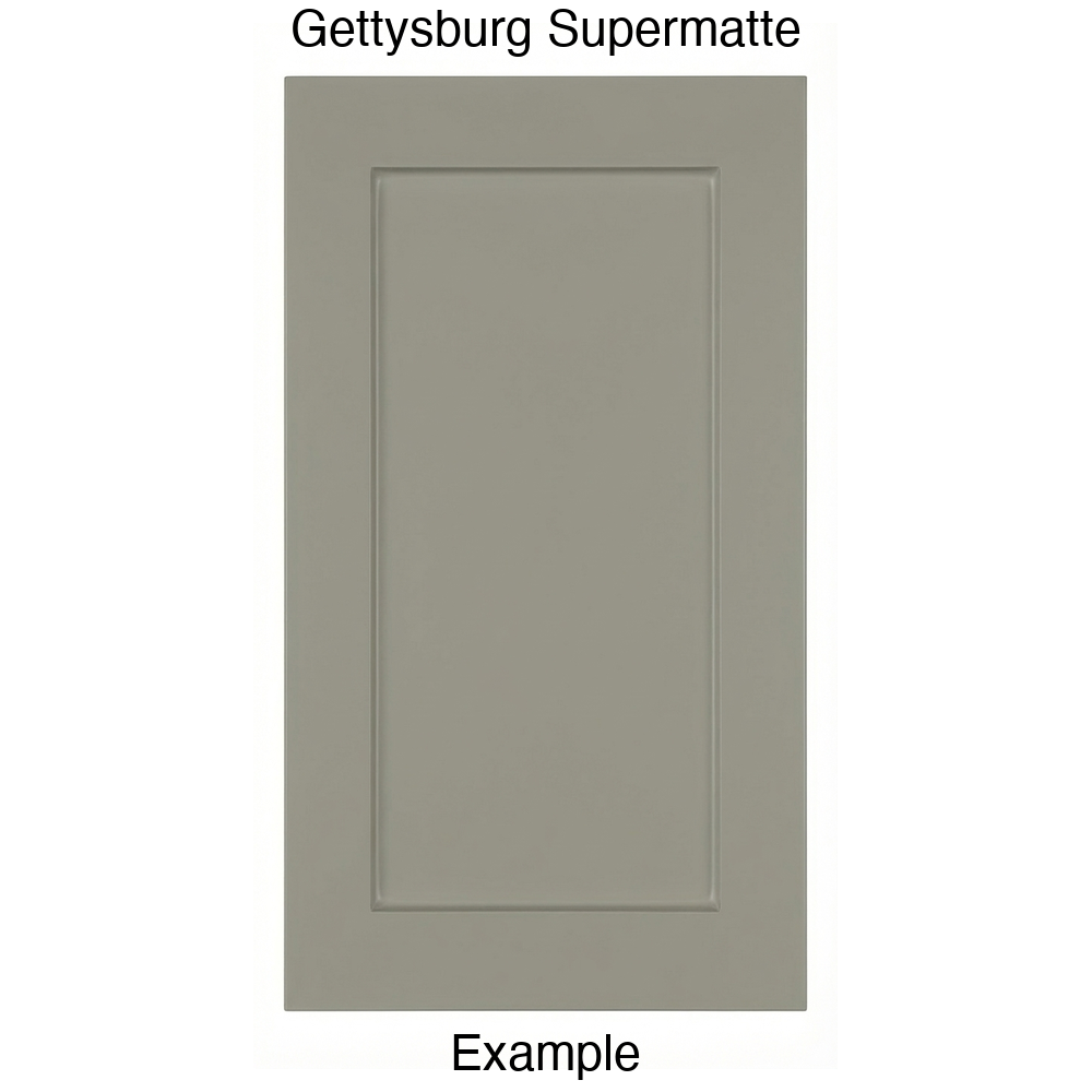 DRS131 Recessed Panel Thermofoil Cabinet Door (Shaker Style) in Gettysburg Supermatte
