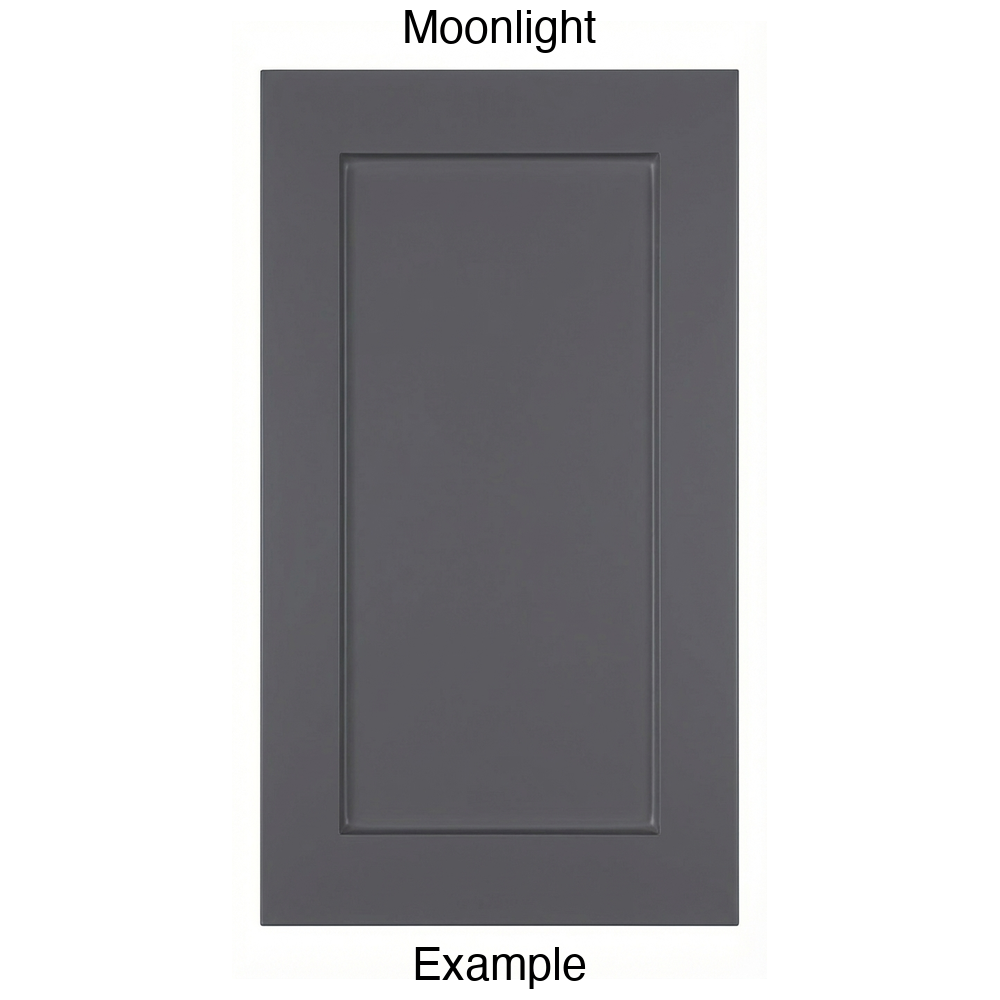 DRS131 Recessed Panel Thermofoil Cabinet Door (Shaker Style) in Moonlight