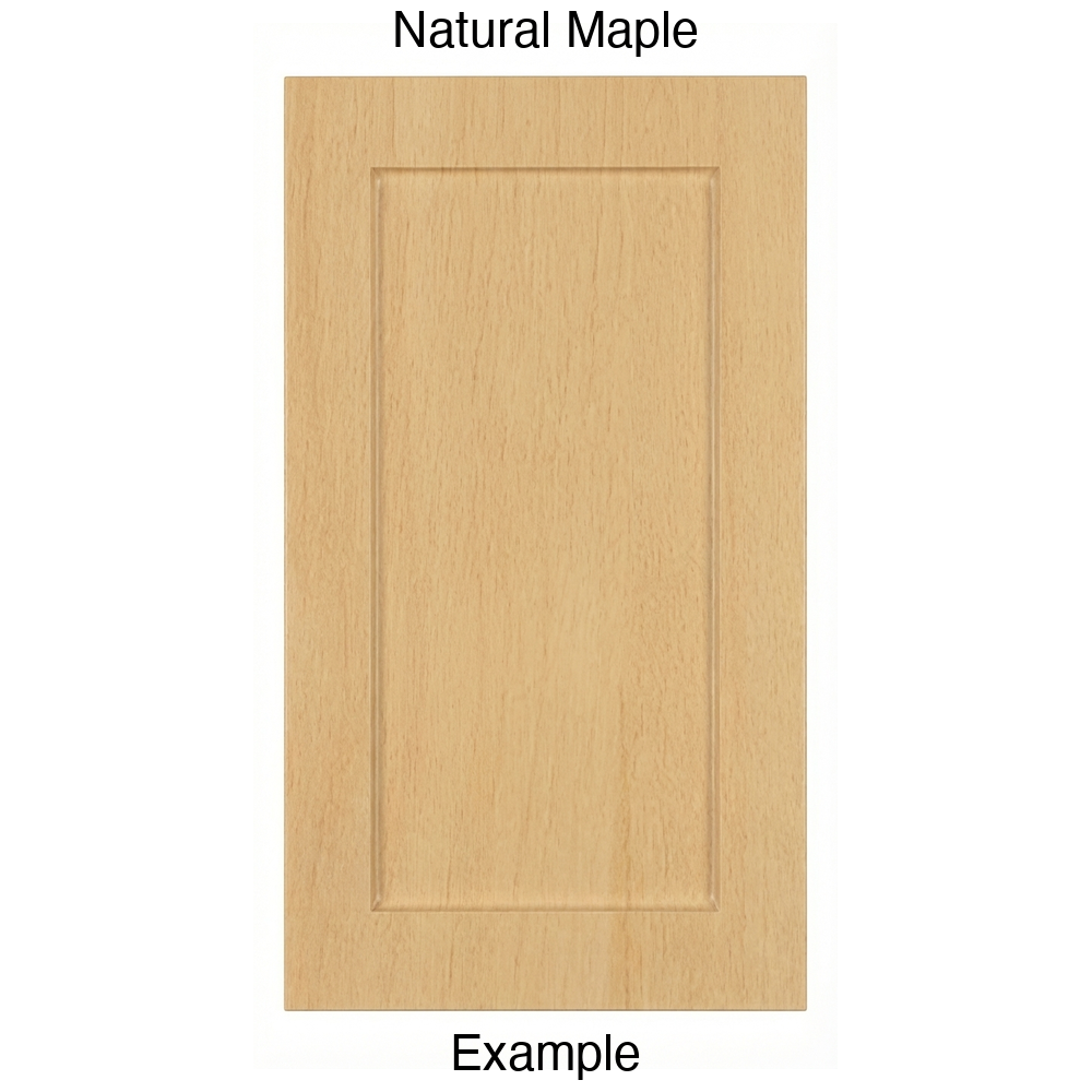 DRS131 Recessed Panel Thermofoil Cabinet Door (Shaker Style) in Natural Maple