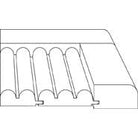 Easton drawer front profile