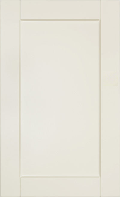 DR269 recessed panel cabinet door shown in Bisque.