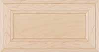 Mitered Adobe drawer front shown in Maple
