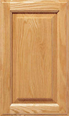 The Revere classic raised panel cabinet door with routed inner and outer frame details