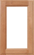 Heritage single panel glass cabinet door