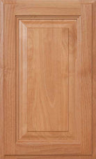 Heritage raised panel cabinet door shown in Alder