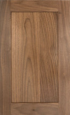 Oakley cabinet door sample shown in walnut stain