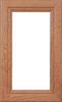 Malibu cabinet door with single panel glass