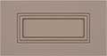 DC526 Thermofoil Drawer Front, Routed