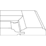 3D side profile for Executive 7/8" door.