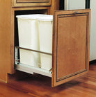 Waste basket pull-out for base cabinets