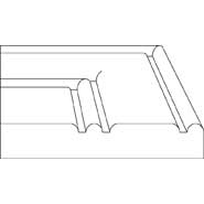 DR570 drawer front profile