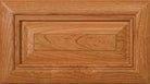 Saratoga raised panel drawer front shown in Cherry