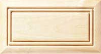 Manahatten solid panel drawer front with routed outer edge iand inner panel detail