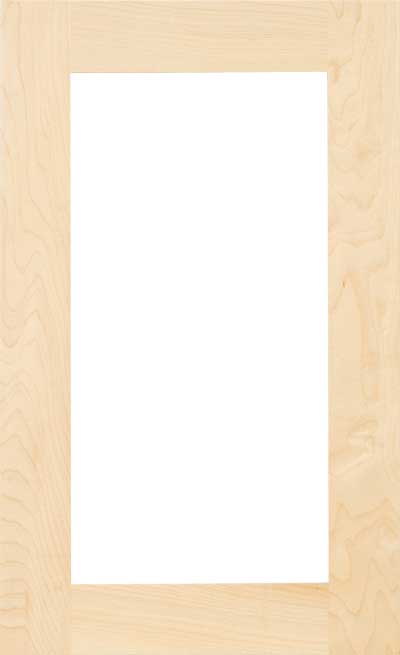 The Arcadia shaker glass cabinet door