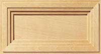 Victoria recessed panel drawer front with stepped edge details