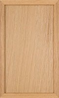 The Quincy cabinet door featuring and applied wood edge detail along its outer perimeter.