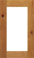 The Maverick craftsman style glass cabinet door 