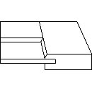 Side profile of Nolan cabinet door