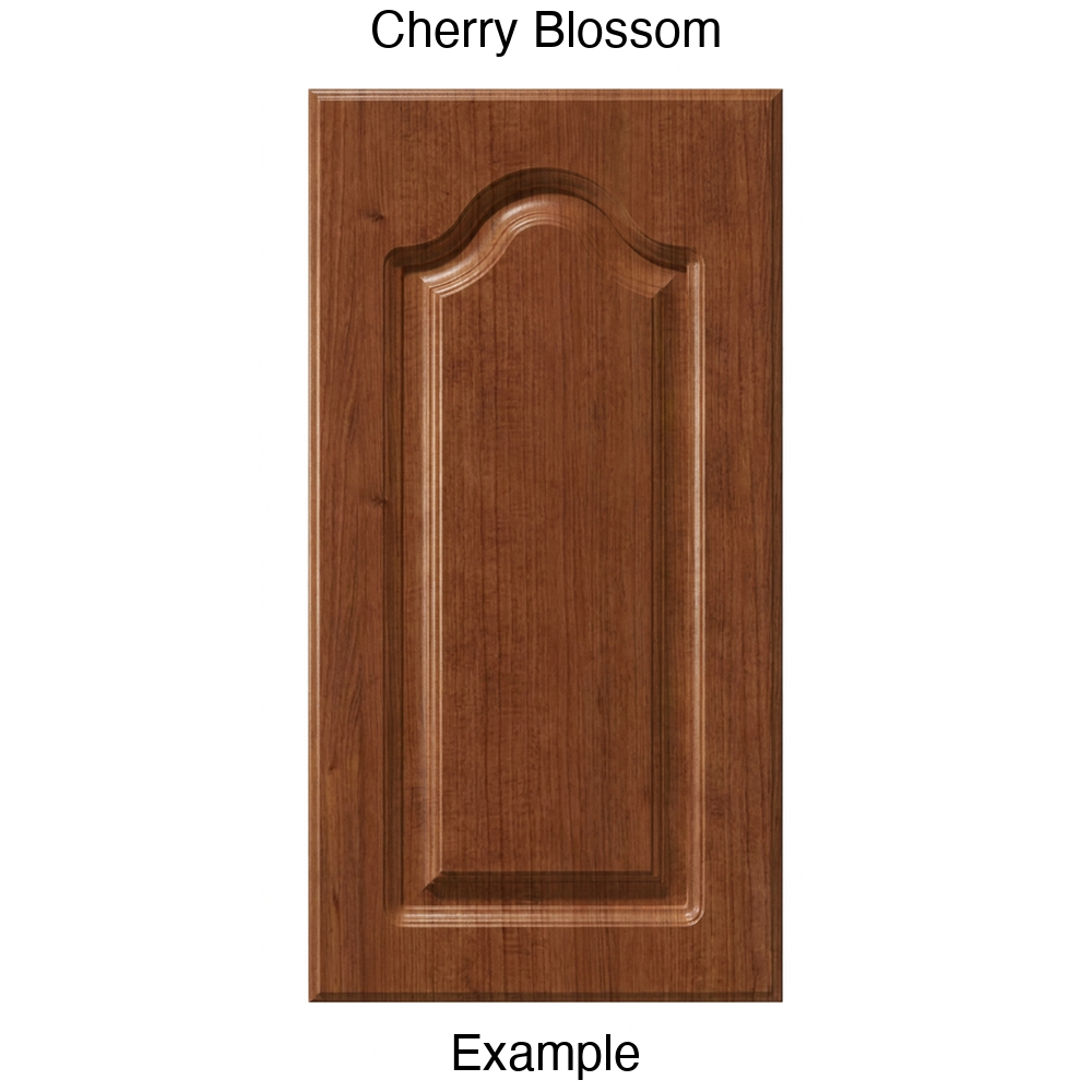 AL757 Cathedral Raised Panel Thermofoil Cabinet Door in Cherry Blossom