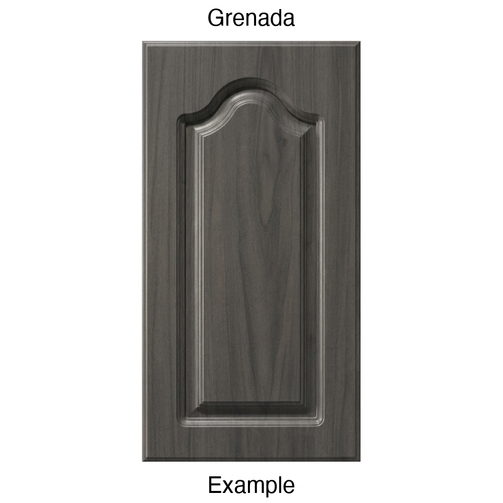 AL757 Cathedral Raised Panel Thermofoil Cabinet Door in Grenada