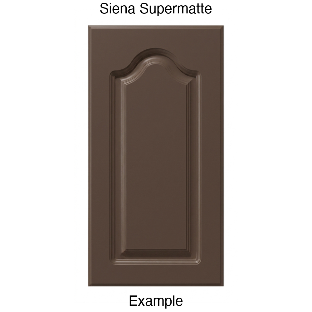 AL757 Cathedral Raised Panel Thermofoil Cabinet Door in Siena Supermatte