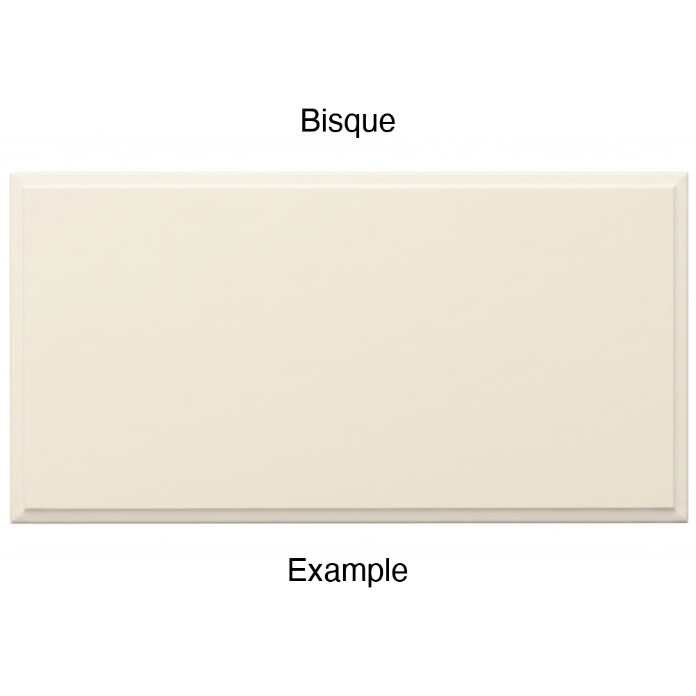 AR756 Thermofoil Drawer Front, Solid, in Bisque