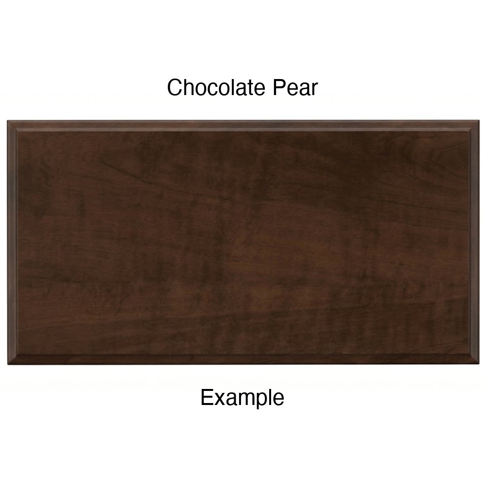 AR756 Thermofoil Drawer Front, Solid, in Chocolate Pear
