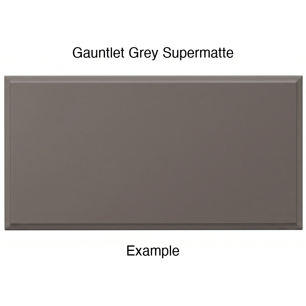 AR756 Thermofoil Drawer Front, Solid, in Gauntlet Grey Supermatte