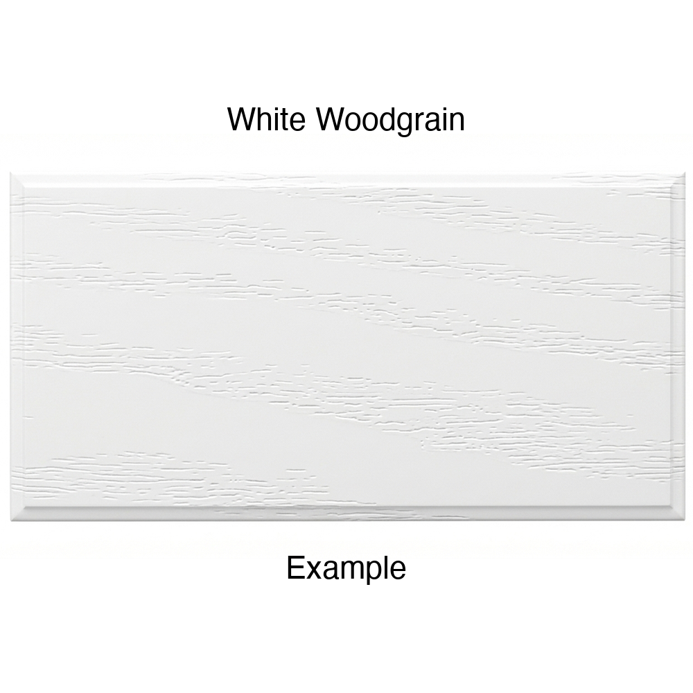 AR756 Thermofoil Drawer Front, Solid, in White Woodgrain