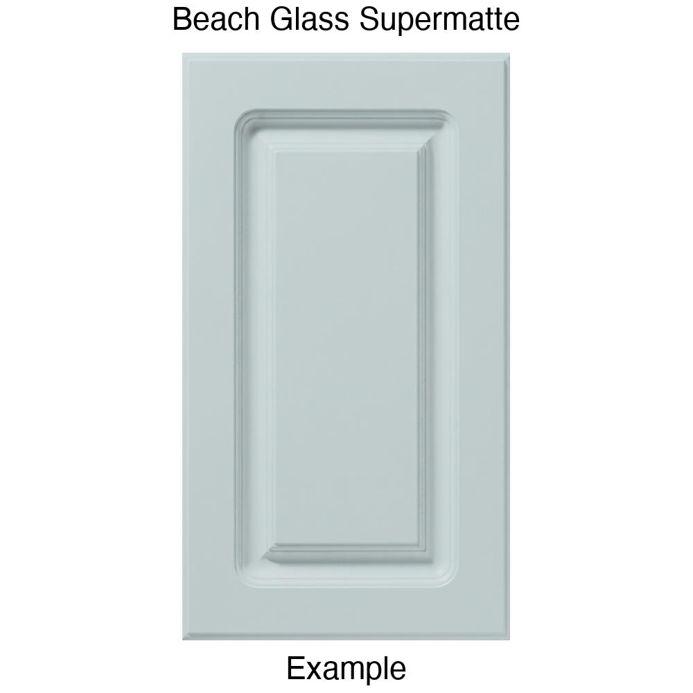 AR756 Raised Panel Thermofoil Cabinet Door in Beach Glass Supermatte