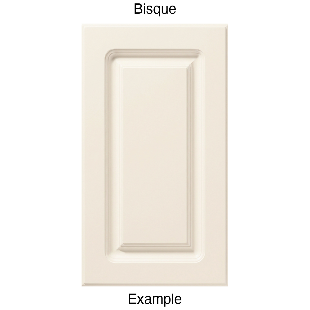 AR756 Raised Panel Thermofoil Cabinet Door in Bisque