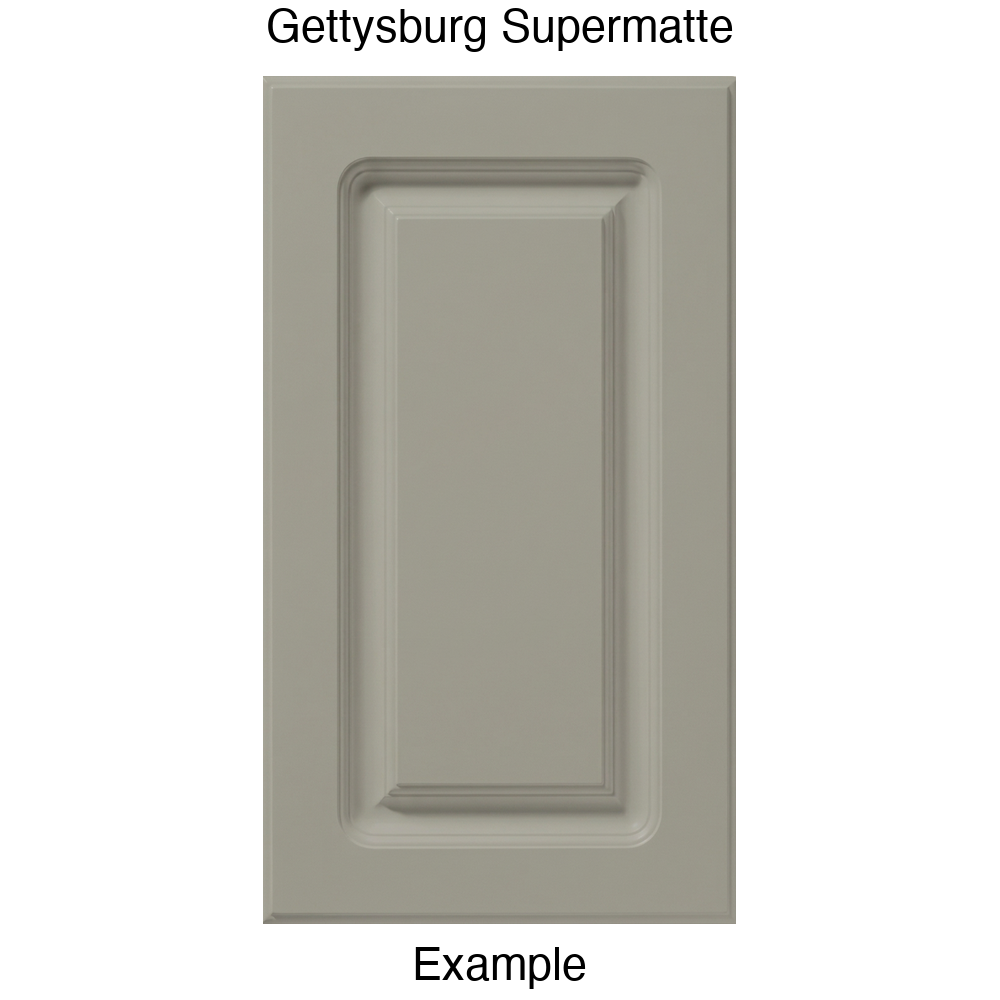 AR756 Raised Panel Thermofoil Cabinet Door in Gettysburg Supermatte