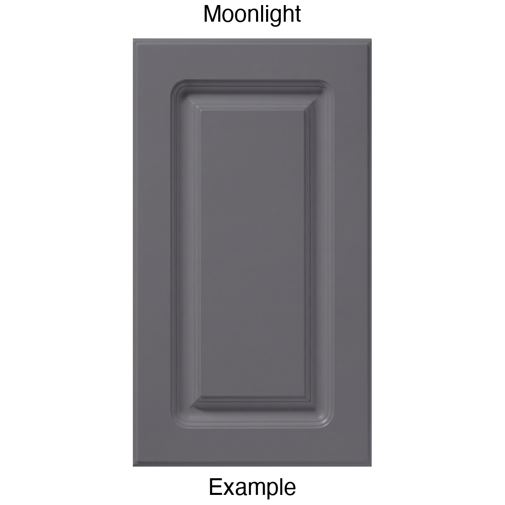 AR756 Raised Panel Thermofoil Cabinet Door in Moonlight
