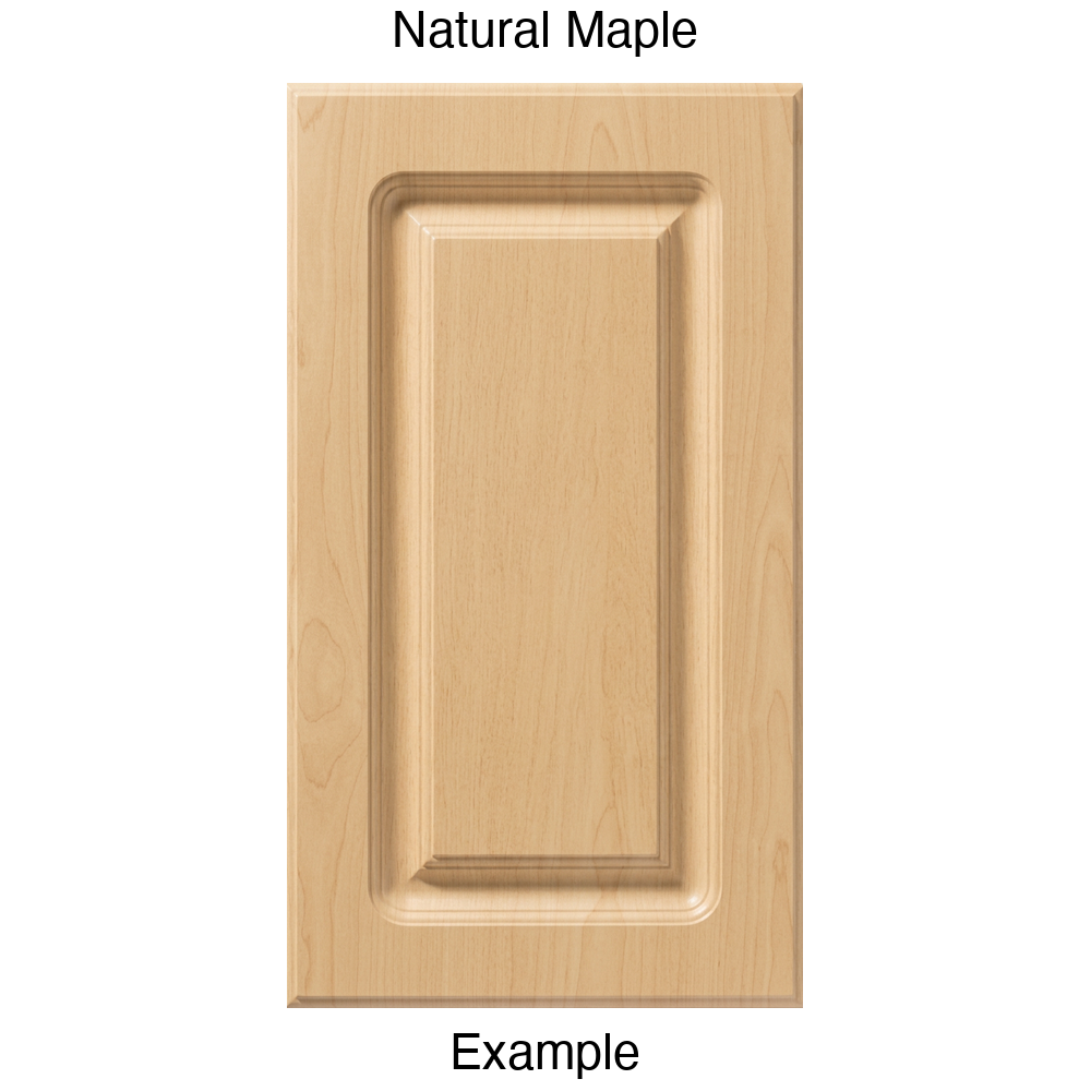 AR756 Raised Panel Thermofoil Cabinet Door in Natural Maple