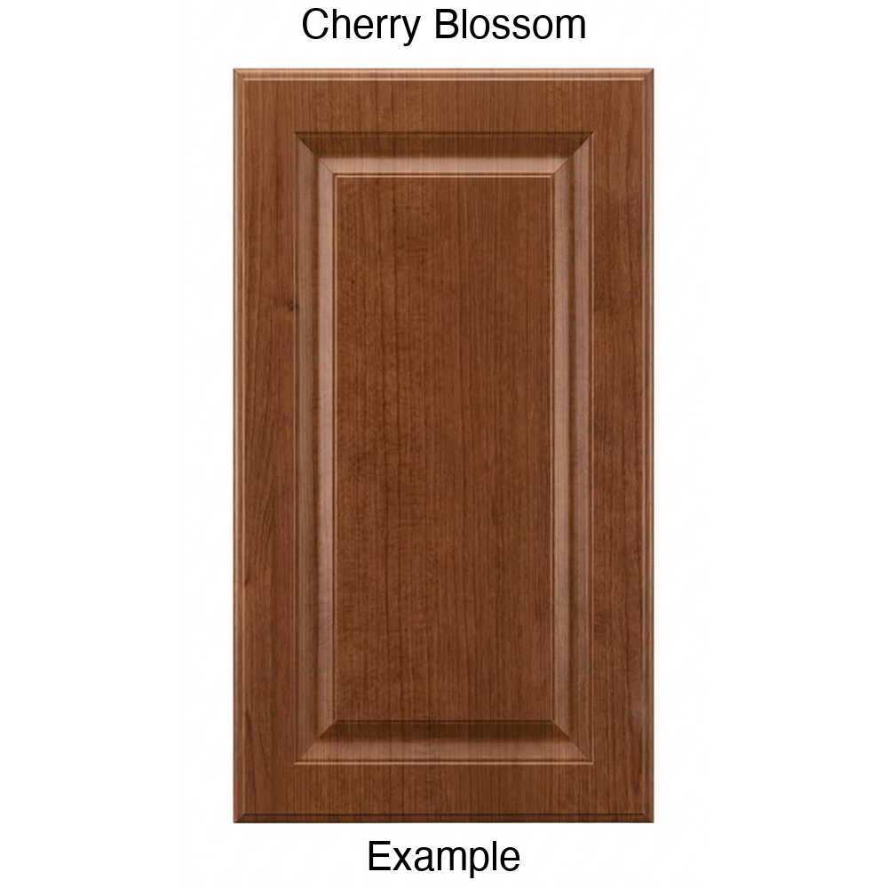 AR766 Raised Panel Thermofoil Cabinet Door in Cherry Blossom