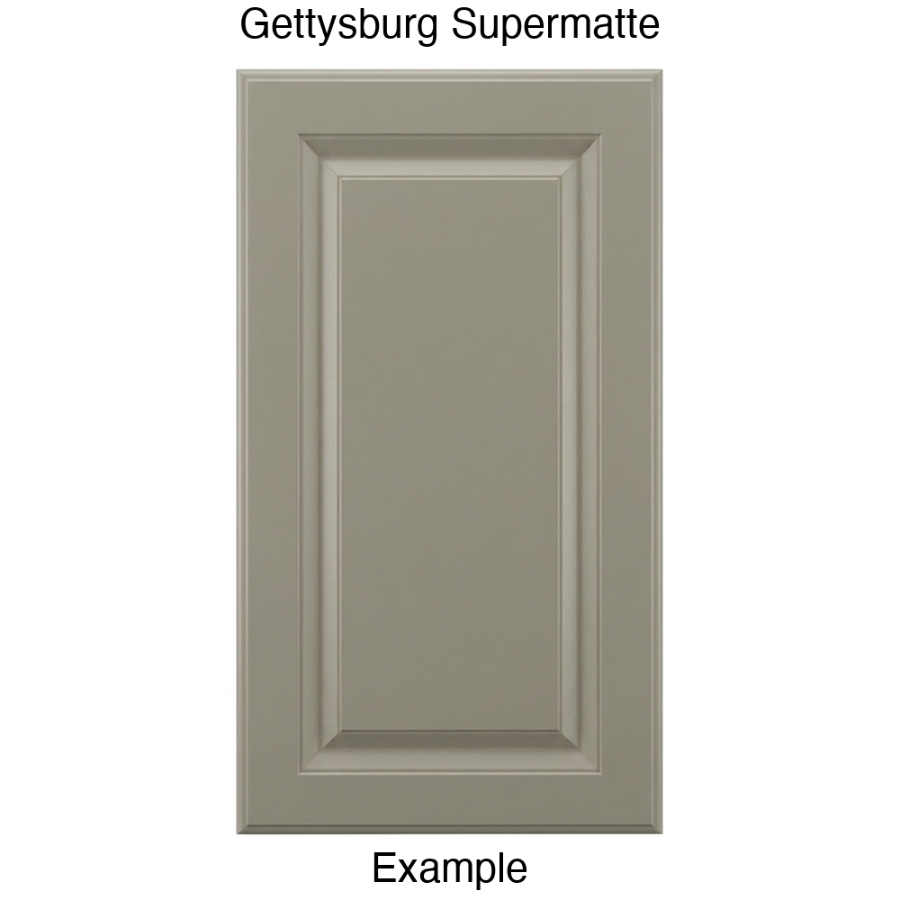 AR766 Raised Panel Thermofoil Cabinet Door in Gettysburg Supermatte