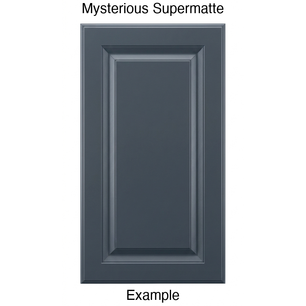 AR766 Raised Panel Thermofoil Cabinet Door in Mysterious Supermatte