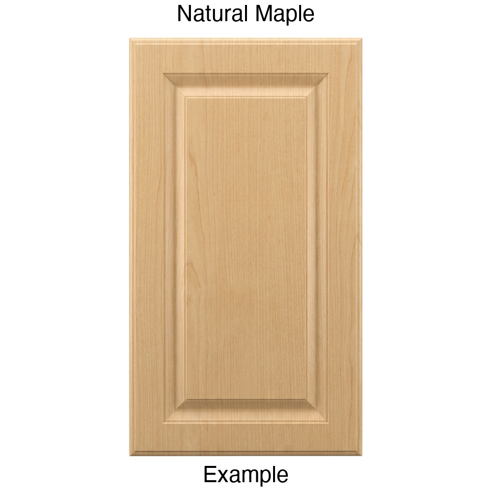 AR766 Raised Panel Thermofoil Cabinet Door in Natural Maple