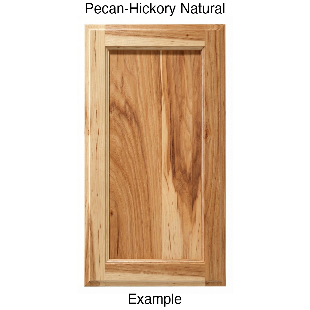 Adobe Recessed Panel Cabinet Door in Pecan-Hickory Natural