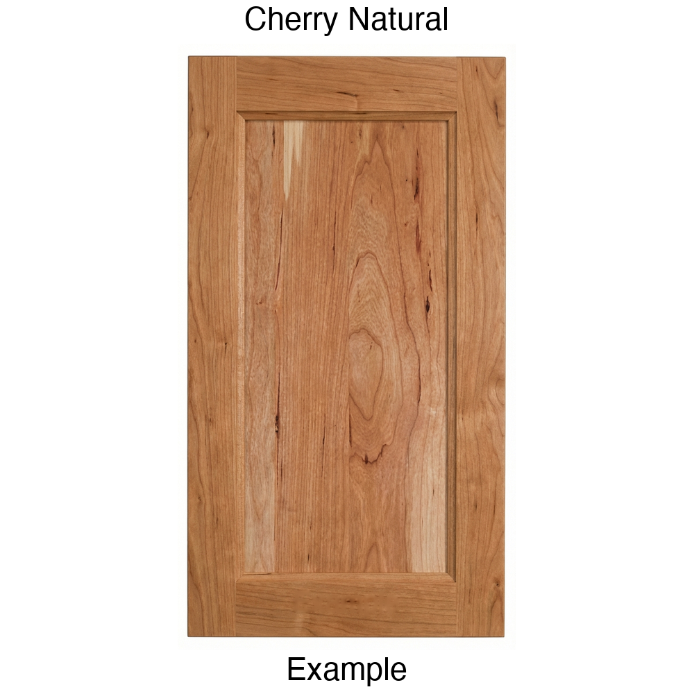 Alpine Recessed Panel Cabinet Door in Cherry Natural