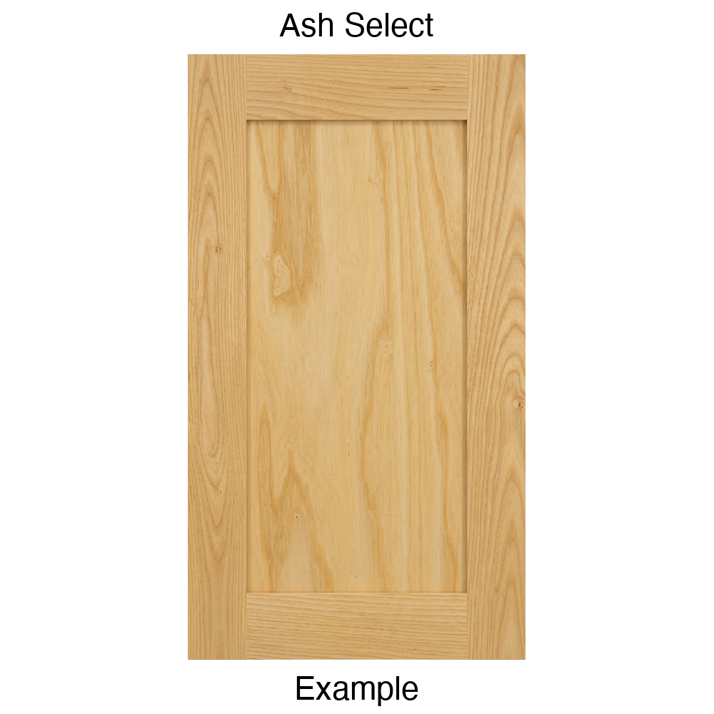 Arcadia Recessed Panel Cabinet Door in Ash Select
